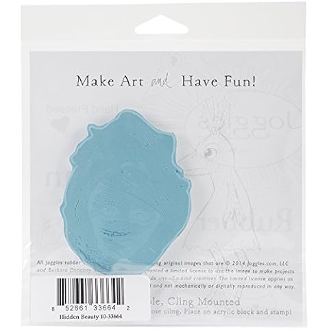 Joggles Cling Stamp 3 x 3.5-inch-Hidden Beauty Cover