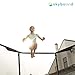 SkyBound Trampoline Net Fits Round 15ft Trampolines with 6 Straight Curved and Top Ring Poles (Net Only)