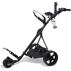 Fully Loaded Weekender Non Remmote Control Electric Golf Cart, with Drink Holder, Umbrella Holder, Scorecard Holder, Black