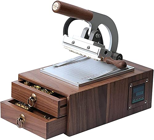 Embossing Machine for Crafting and DIY Projects - Letter Press Stamping Tool for Leather and PU Materials