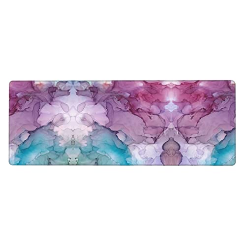 Tapis de souris de jeu marbre abstrait XXL pour bureau moderne