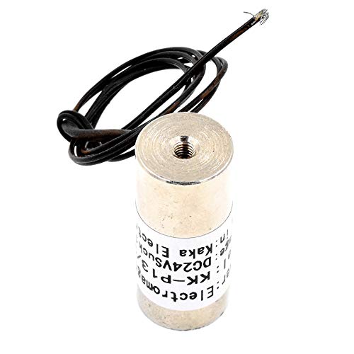 DC 24V 10N 2.2LB/1Kg Suction Holding sucker round electric Magnet lifting cylinder Solenoid Electromagnet 13 x 30mm - Thumbnail 2
