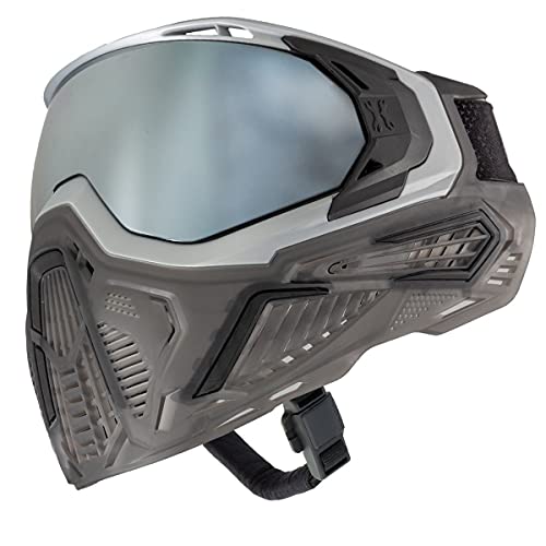 HK Army SLR Face Mask Goggle with Thermal Anti Fog HD Pure Lens System for Paintball and Airsoft - Graphite