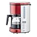 Produktbild KHG Kaffeemaschine Filtermaschine Rot Kunststoff 19 cm B x 38 cm H 900W Permanentfilter
