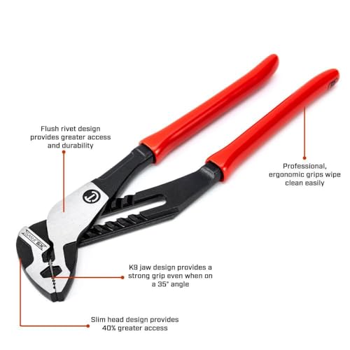 Alicate Crescent Herramientas RTZ210 de canal ajustable de 10 pulgadas 4