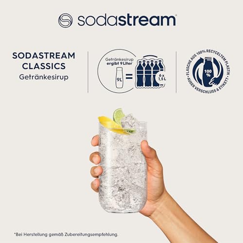 SodaStream CLASSICS Tonic ohne Zucker | Sirup | Zuckerfrei | Sekundenschnell zubereitet & immer frisch | Ergibt ca. 9 Liter | 440 ml | 1er-Pack 2