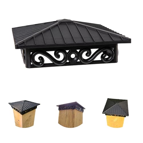 Fence & Deck Rite 4x4 Post Caps, Pack of 3