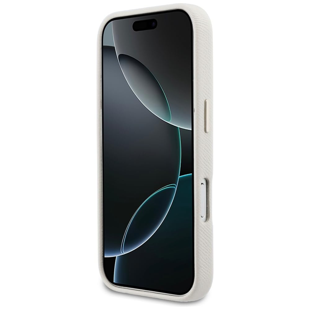 CG MOBILE Guess FW Resing Logo etui do iPhone 17 Pro (beżowe)