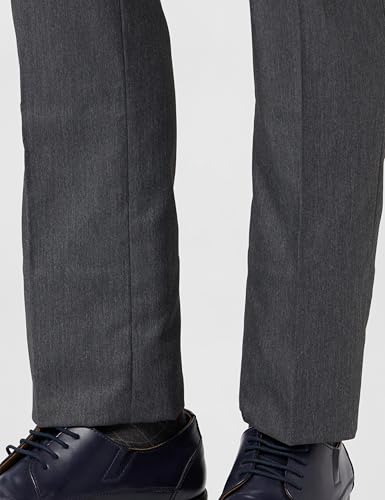 Image of Arrow Tapered Fit Solid Trousers ARAEOTR1734 36 Black