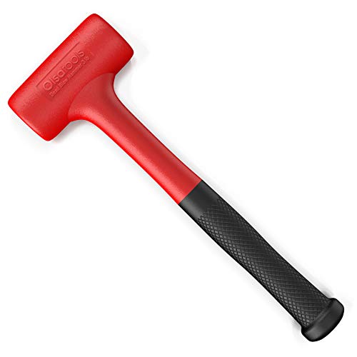 Olsa Tools 3 lb Dead Blow Hammer | Non-Marring Polyurethane Head | Rebound Resistant and Impact Absorbing | Soft Face Installation Tool | Professional Grade Automotive Dead Blow Mallet