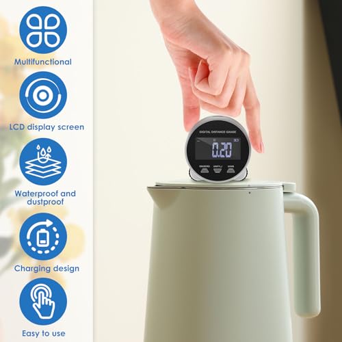 Cinta Métrica Digital con Pantalla LCD y USB Recargable miniatura 3