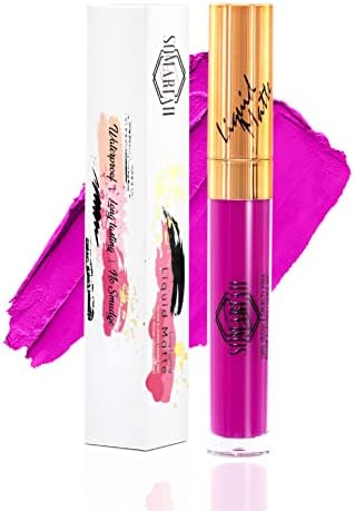Somariah Liquid Matte Lipstick - Liquid Lipstick for Women - Waterproof Lip Stick with Long-Lasting Formula – Moisturizing and Comfortable – Smooth Finish with High-Precision Applicator (Magenta Me)