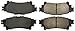 Centric 105.13910 Posi Quiet Premium Ceramic Disc Brake Pad Set For Select Toyota and Lexus Model Years