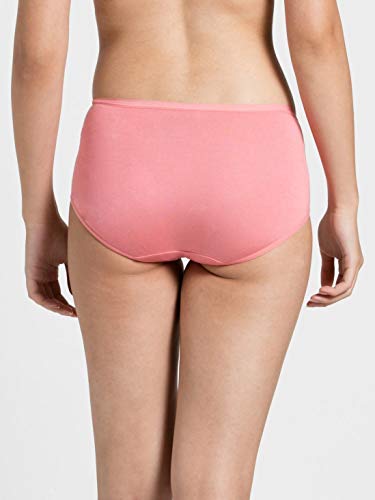 Image of Jockey 1809 Women's Full Coverage Micro Modal Elastane Stretch High Waist Full Brief with Exposed Waistband and Stay Fresh Treatment