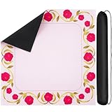 Hahafelt Mahjong Mat Neoprene Mahjongg Table Mat with Carrying Bag 33