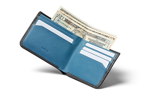 Image of Bellroy Charcoal Leather Men's RFID Wallet (WHSD-CHA-301)