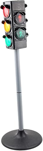 Mini señales de tráfico para niños, juguete de educación temprana, divertido juego de decoración de fiestas temáticas para niños pequeños, semáforo