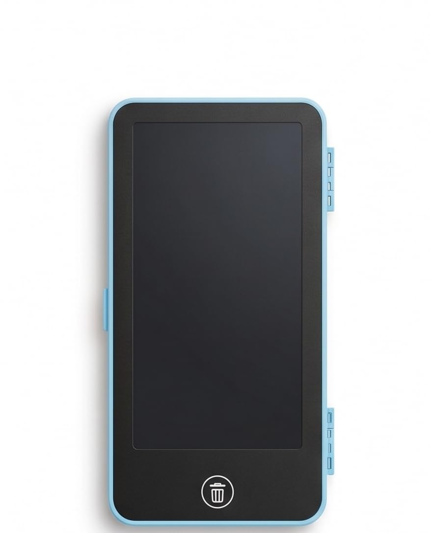 Reusable Smart Slate Digital Drawing Board, LCD E-Writer Tablet with Erase Button, Blue-image-41