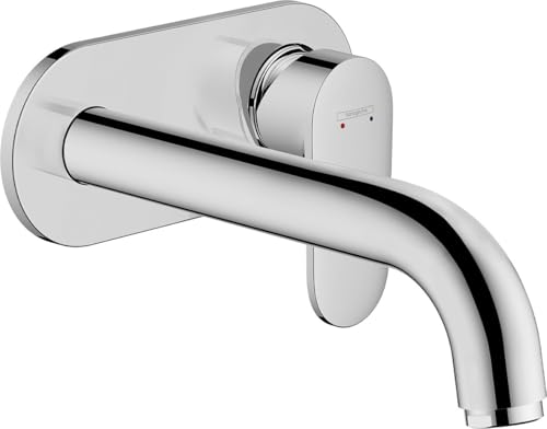hansgrohe Vernis Blend Mitigeur de lavabo encastré mural, bec 207 mm, bonde à écoulement libre, chromé, 71576000