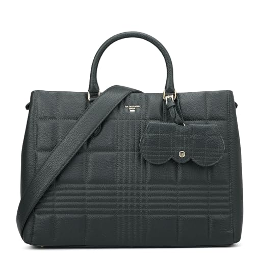Image of Da Milano Leather Book Tote for Women (01940)