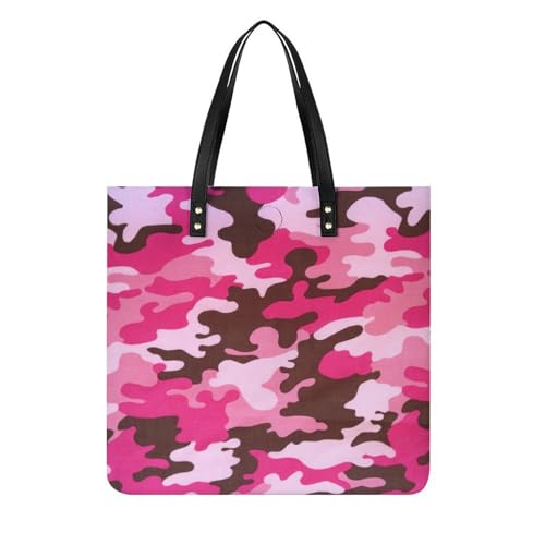 Sac à bandoulière rose camouflage le tote bag idéal pour vos voyages