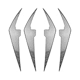 Compatible for BMW 3 Series G20 G21 G28 LCI M Sport 318i 320i 330i M340i 2022-2024+ Front Bumper Side Splitter AirVent Trim Blade(Carbon Fiber Look)