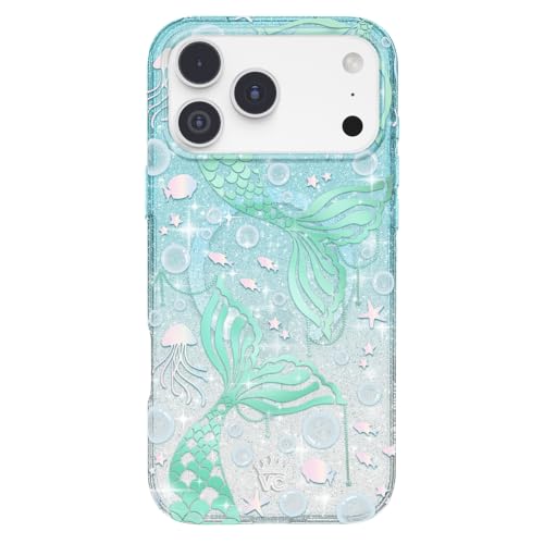 VELVET CAVIAR for iPhone 17 Pro Max Case | Mermaid Glitter Holo | Compatible with MagSafe | 16ft Drop Tested | Scratch Resistant | Cute Girly Protective Cover for Women | Iridescent Sparkles
