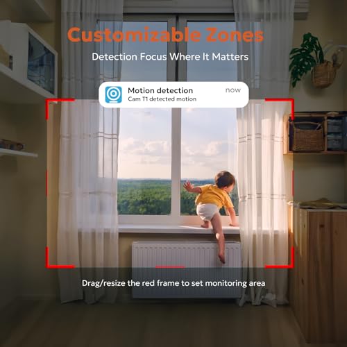 owltron Indoor Security Camera 4MP, 2 Pack 2.4GHz&5G WiFi 2K Home Cameras for Baby/Elder/Dog/Pet/Nanny Monitor Cam with Phone app, 24/7 Cloud&SD Card Storage, 2-Way Audio, Compatible with Alexa - image 9