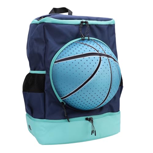 Asixxsix Basketball-Rucksack, Oxford Cloth Basketball Tasche mit Schuhfach, atmungsaktiv Fußball Rucksack große Kapazität Sporttasche für Basketball, Fußball, Volleyball (Ballgröße 6) Asixxsix Basketball-Rucksack, Oxford Cloth Basketball Tasche mit Schuhfach, atmungsaktiv Fußball Rucksack große Kapazität Sporttasche für Basketball, Fußball, Volleyball (Ballgröße 6)