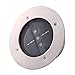 Sturdy 3W Round LED Solar Buried Light,Solar Driveway Lights Outdoor Waterproof LED for Deck,Waterproof Swimming Pool Decor Buried Lamp