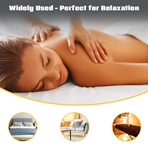 Image of Giantex Massage Table Warmer, Heated Mattress Pad, Electric Heating Pad with 5 Heat Settings, 12 Ft Cord and Overheat Protection, Digital Timer, 71 x 30 Inches Massage Bed Warmer for Spa Table, White