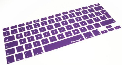 PicknBuy UK Purple Keyboard Silicone Skin Cover use for Apple Macbook Air (13") and Macbook Pro (13", 15", 17") inch Laptop computer