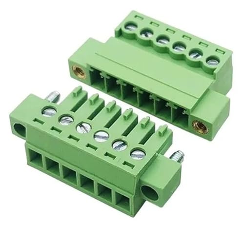 Conector de bloque terminales 15EDG paso 3,81 mm tornillo ángulo recto 2 pin 2
