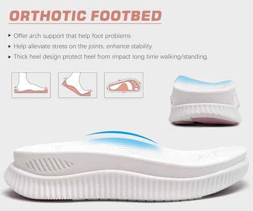Image of KuaiLu Womens Orthotic Flip Flops with Arch Support Cushion Recovery Sandal
