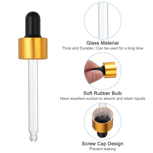 Bouchons pipette en verre de 30ml pour laboratoire et flacons - 4