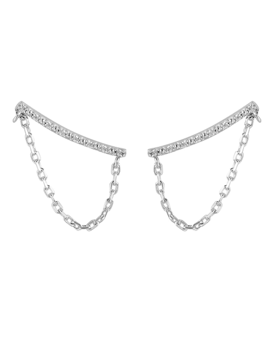 Rhodium Plated CZ Fancy Ear Climber with Tassle Earring (B0CR6J2KLD) Amazon Price History, Amazon Price Tracker