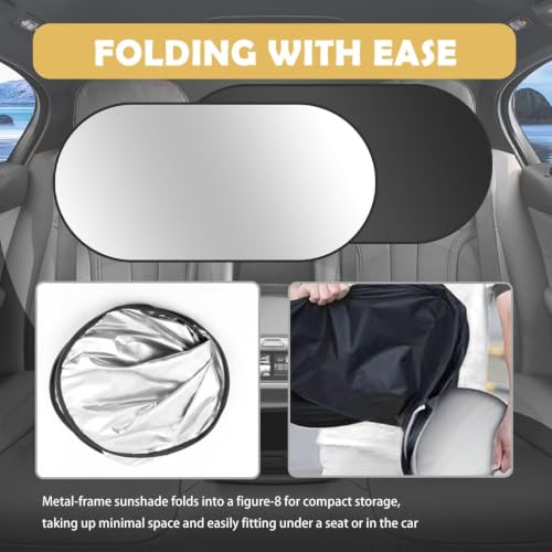 Parasol Luneta Trasera Coche Peugeot 208 Viajes Familiares Confort 6