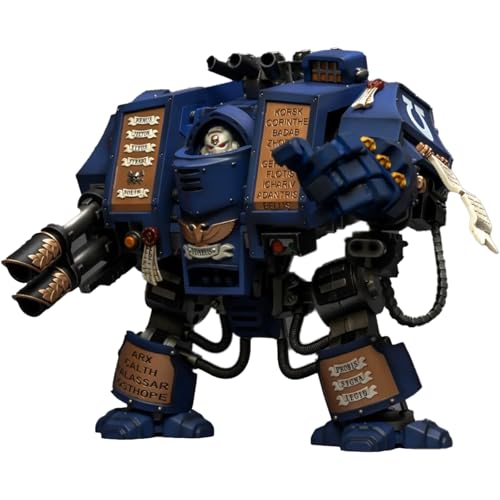JOYTOY Warhammer 40K Ultramarines Venerable Dreadnought 1/18 Action Figure, Space Marines Collectible Mecha Model for Display