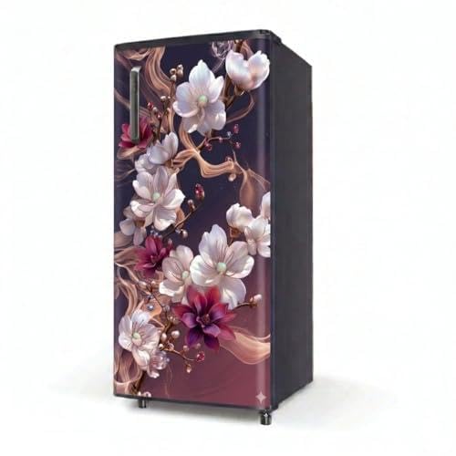 Refrigerator Wallpaper Single Door Fridge Sticker, Self Adhesive, 24x49 Inch, for Home Decoration-image-21