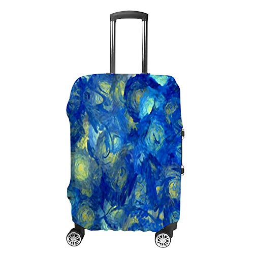 Housse de bagage impressionnisme extensible - protection de valise contre rayures