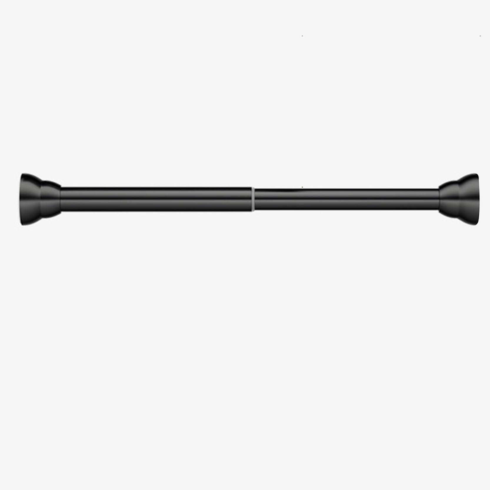 GLDYTVF Adjustable Tension Shower Curtain Rod No Tools Required Expandable Curtain Rod for Living Room Kitchen Outdoor Patio Easy Setup (Size: 1.07–1.95 m)