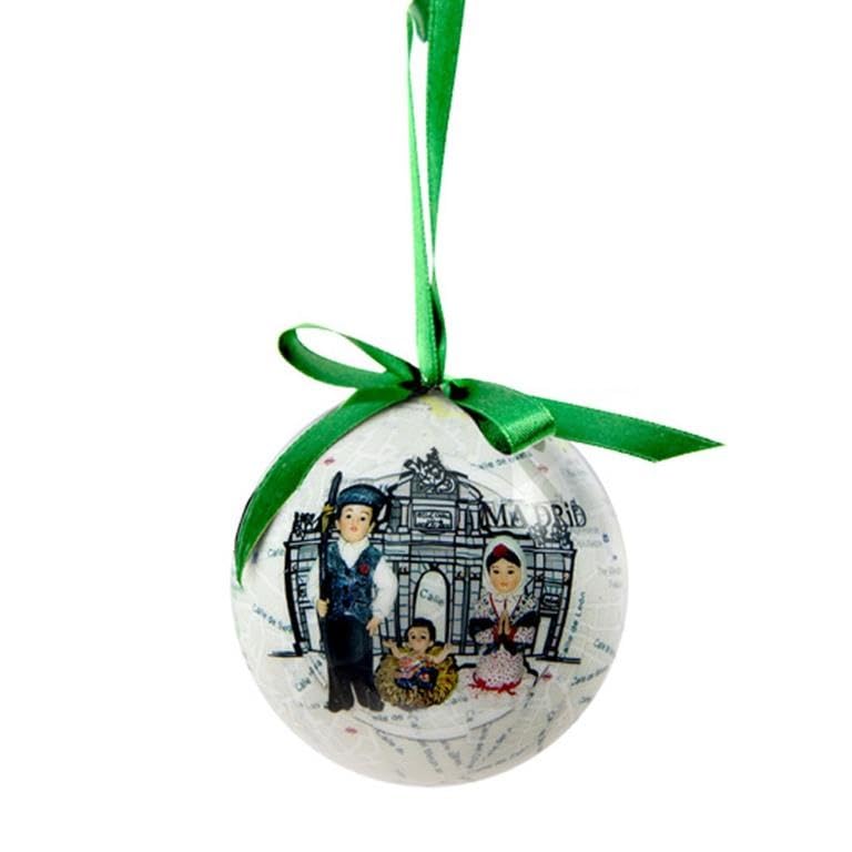 Boules de Noël d'exception Misterio madrilène Madrid DRW de 7 cm
