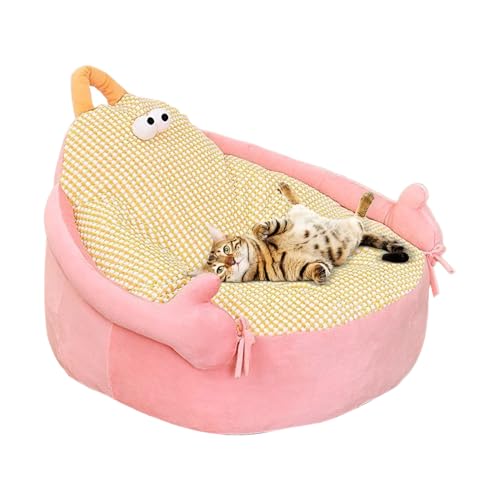 Oldmoom Cuccia per Cani | Lettino Rilassante per Cani e Gatti di Taglia Piccola Media | Mobili da Interno Esterno per Cuccia con Design per Soggiorno Giardino