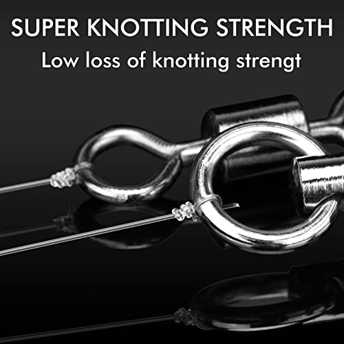 Truscend Monofilament Fishing Line, Superior Nylon Low Memory Fishing Line, Excellent Casting, Exceptional Strength And Abrasion Resistance Mono Line, Ties Strong Knots, 16Lb/0.3Mm/547Yds #TOP4