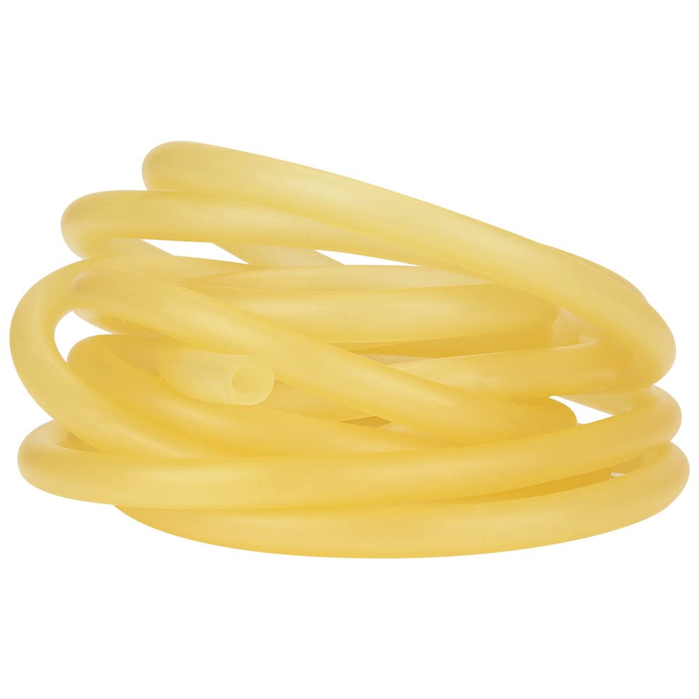 FunChem Gummischlauch, Reiner Latexschlauch aus Naturkautschuk, 9 mm Außendurchmesser, 6 mm Innendurchmesser, Super Elastisch und Langlebig, 2,7 m