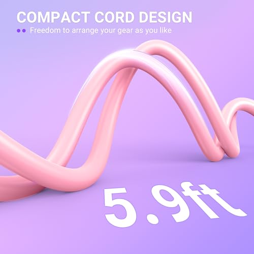 Image of FIFINE XLR Microphone Cable, Male to Female 5.9ft Short XLR Microphone Cord for Studio Recording, Compatible with AM8P,K688P for Podcast Streaming-L9CP