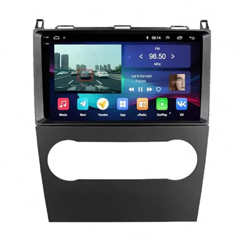 Carplay Coche Mercedes Benz B200 Clase A 2009-2012 Pantalla Táctil Navegación GPS Aux