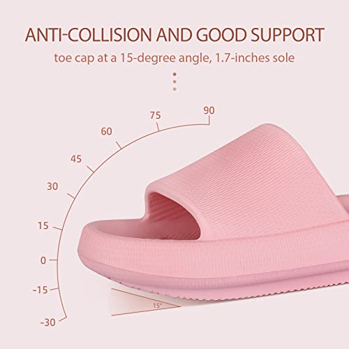 Image of Leevar Cloud Slides for Women and Men - Soft, Comfy, Relax Cloud Slippers, Thick Sole, Non-slip Slides for Men, Easy to Clean, Shower, Swimming, Beach, Indoor and Outdoor Slides for Men