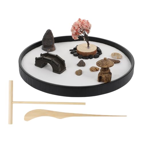 Hohopeti DIY Table Supply Round Sand Table Ornaments Home Office Decor Relief Dec