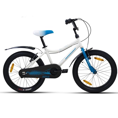 Image of ROADGIANT||Astle||BMX Series||20T||Kids Cycle||Single PIECE Crank||Light Weight Steel Frame||V-Break|| Rigid Fork||Ideal for 6+ Age||Cool White